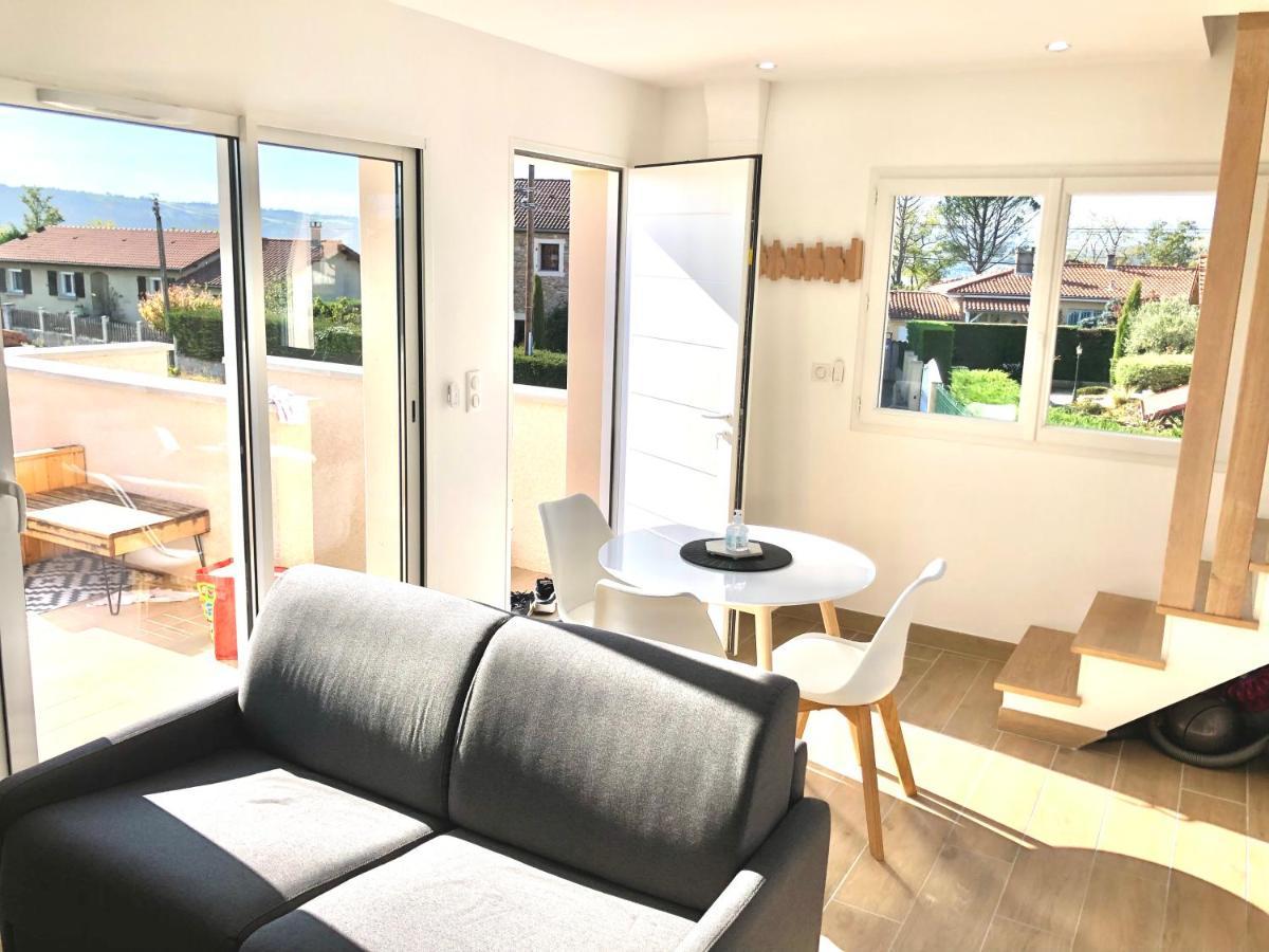 La Parenthese Balneo T2 Cosy De 40M² Avec Terrasse Apartment Ternay  Luaran gambar